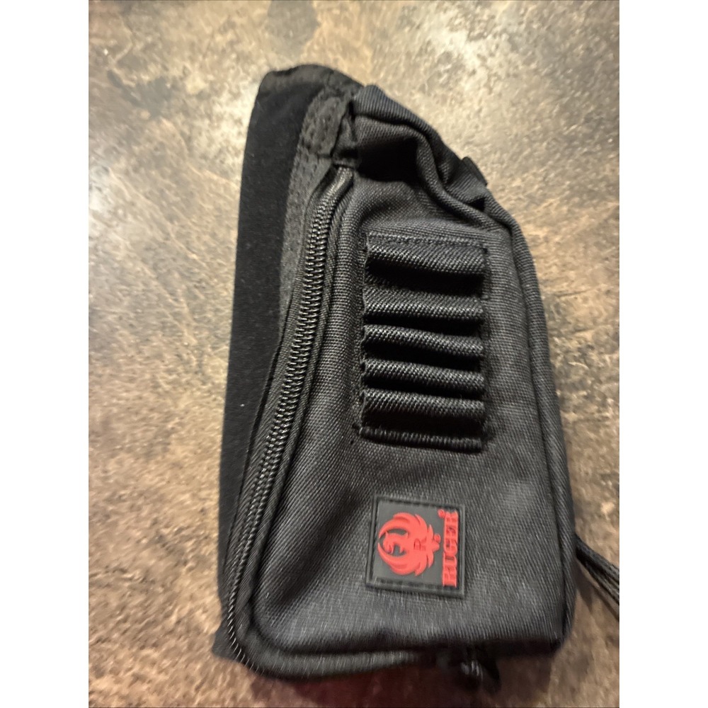 Ruger Branded Padded Stock Sleeve With Bullet Loops Nylon Black Right-hand